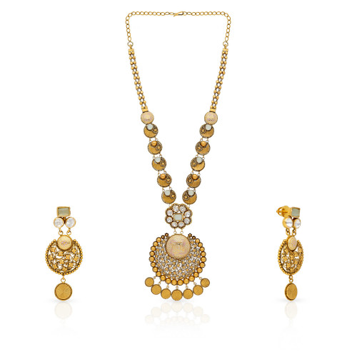 Ethnix Gold Necklace Set NSUSNK1562721