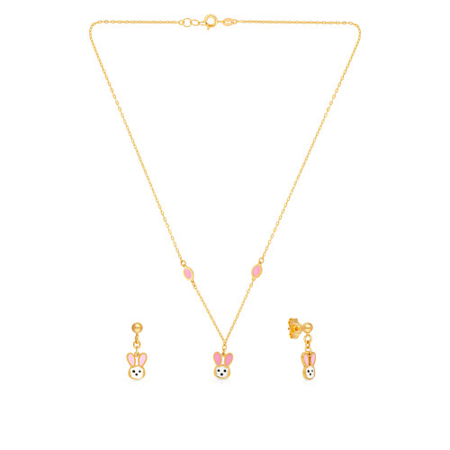 Starlet Gold Necklace Set NSUSSLNK161