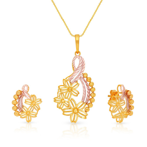 Malabar Gold Pendant Set PSPD0788281
