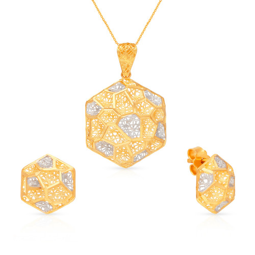 Malabar Gold Pendant Set PSPD1483023