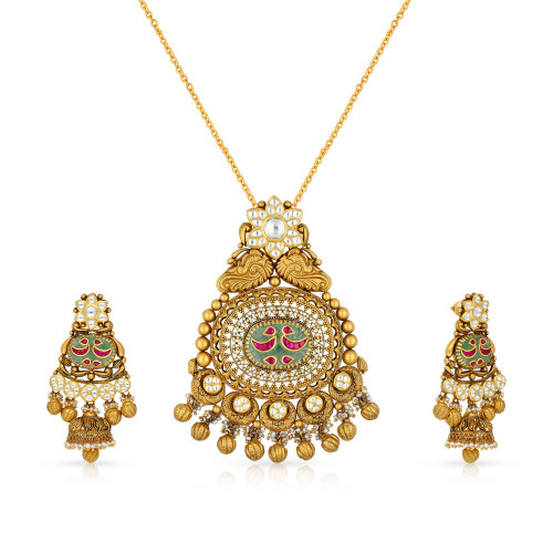 Ethnix Gold Pendant Set PSUSPDANC46453