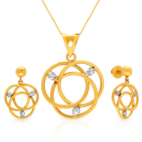Malabar Gold Pendant Set PSUSPDDZL41998