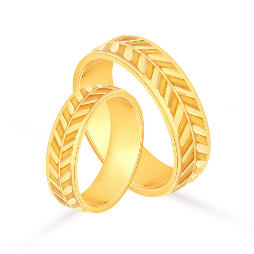 Malabar Gold Couple Bands EMRNCPL006LG