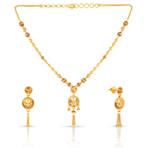 Malabar Gold Necklace Set NKACAEA586