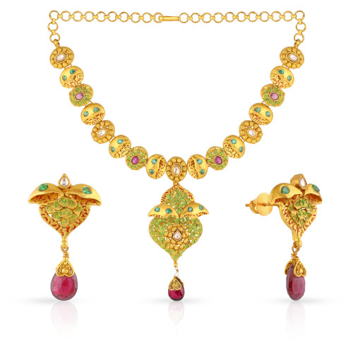 Malabar Gold Necklace Set NKGSAEA597