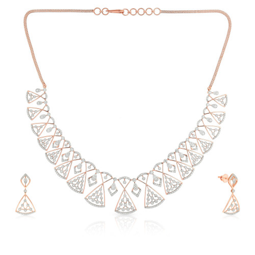 Mine Diamond Necklace Set NSMELELG004NK2