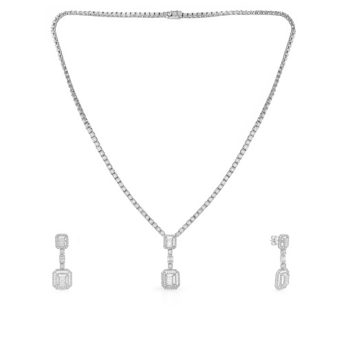 Mine Diamond Necklace Set NSMGNARA024NK2