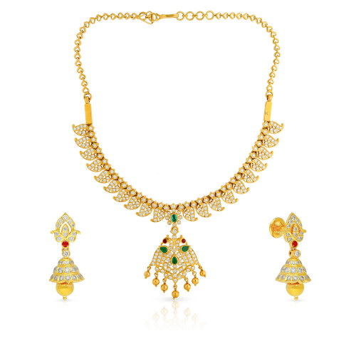 Mine Diamond Necklace Set NSMN1AKT21NK002