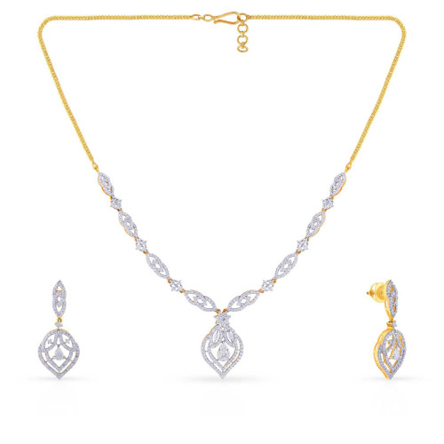 Mine Diamond Necklace Set NSNK023344