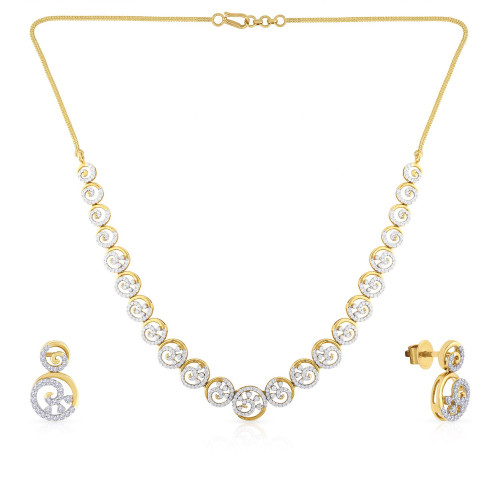 Mine Diamond Necklace Set NSNK023548