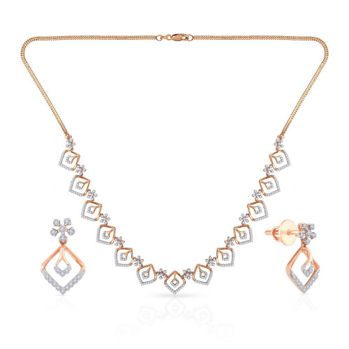 Mine Diamond Necklace Set NSNK295271