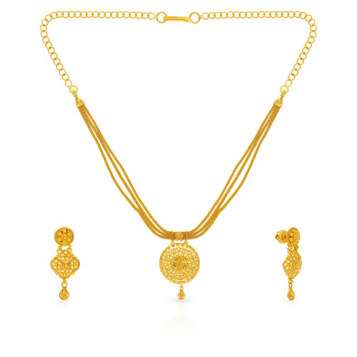 Malabar Gold Necklace Set NSNK317298