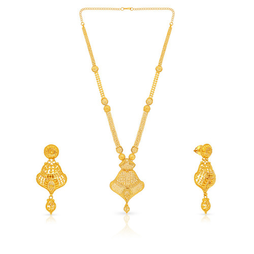 Malabar Gold Necklace Set NSUSNK9812888