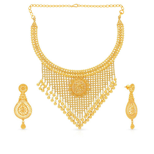 Malabar Gold Necklace Set NSUSNK9813222