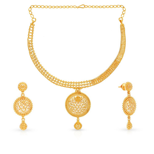 Malabar Gold Necklace Set NSUSNK9813447