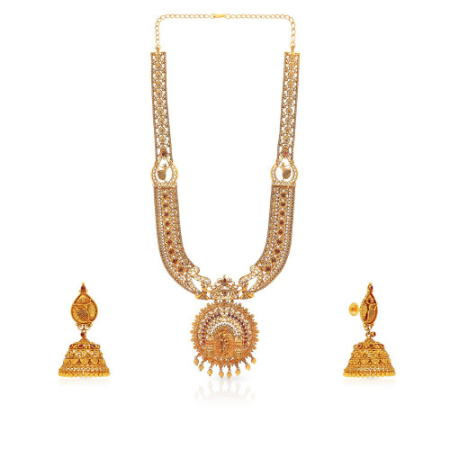 Divine Gold Necklace Set NSUSNKNTA10005
