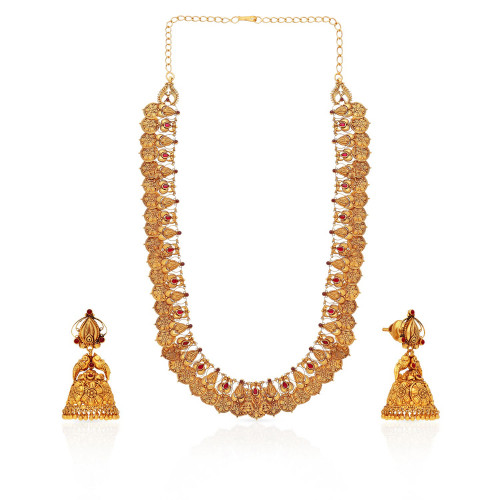 Divine Gold Necklace Set NSUSNKNTA10124