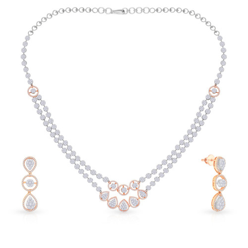 Mine Diamond Necklace Set NSNL5947