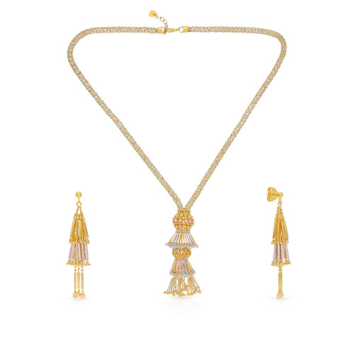 Malabar Gold Necklace Set NSUSLANK042