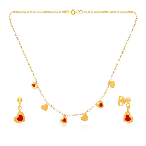 Starlet Gold Necklace Set NSUSNK0168441