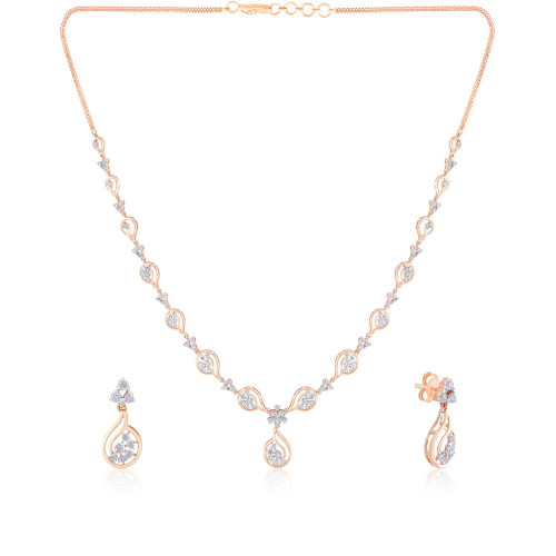 Mine Diamond Necklace Set NSUSNK120406