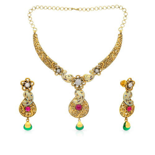 Malabar Gold Necklace Set NSUSNK8525165
