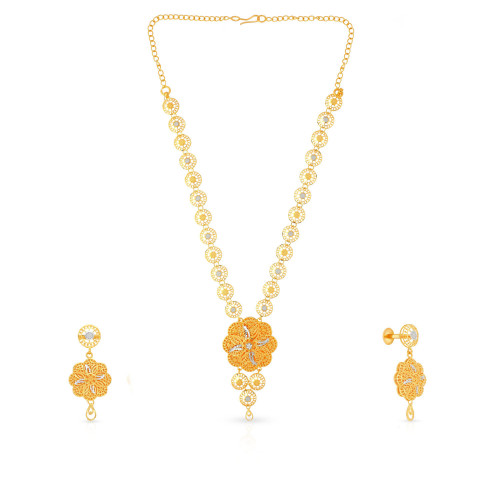 Malabar Gold Necklace Set NSUSNYNKLGRD131