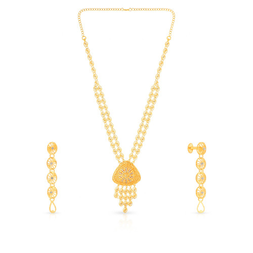 Malabar Gold Necklace Set NSUSNYNKSHRD098