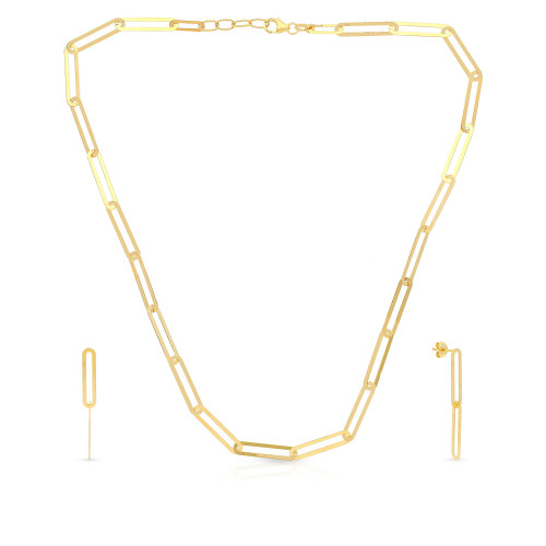 Malabar Gold Necklace Set NSZOFSHNK005