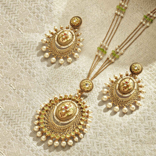 Malabar Gold Pendant Set PSEXPN075