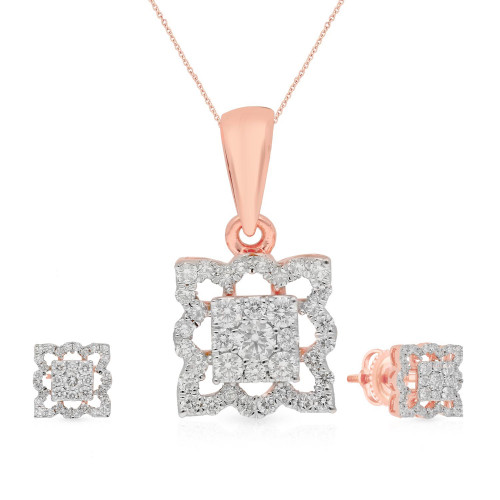 Mine Diamond Pendant Set PSUSMGNBSC573PN5