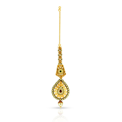 Gujarati Malabar Gold Kundan Butti SANQBIS01053