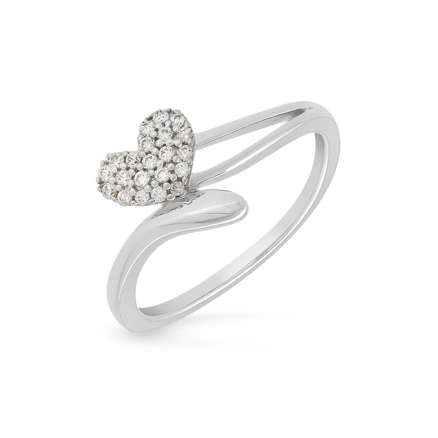 925 Sterling Silver Toe Ring with Crystal | Agora Jewels