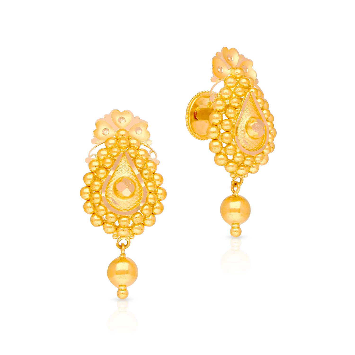 Earrings in malabar gold cheap