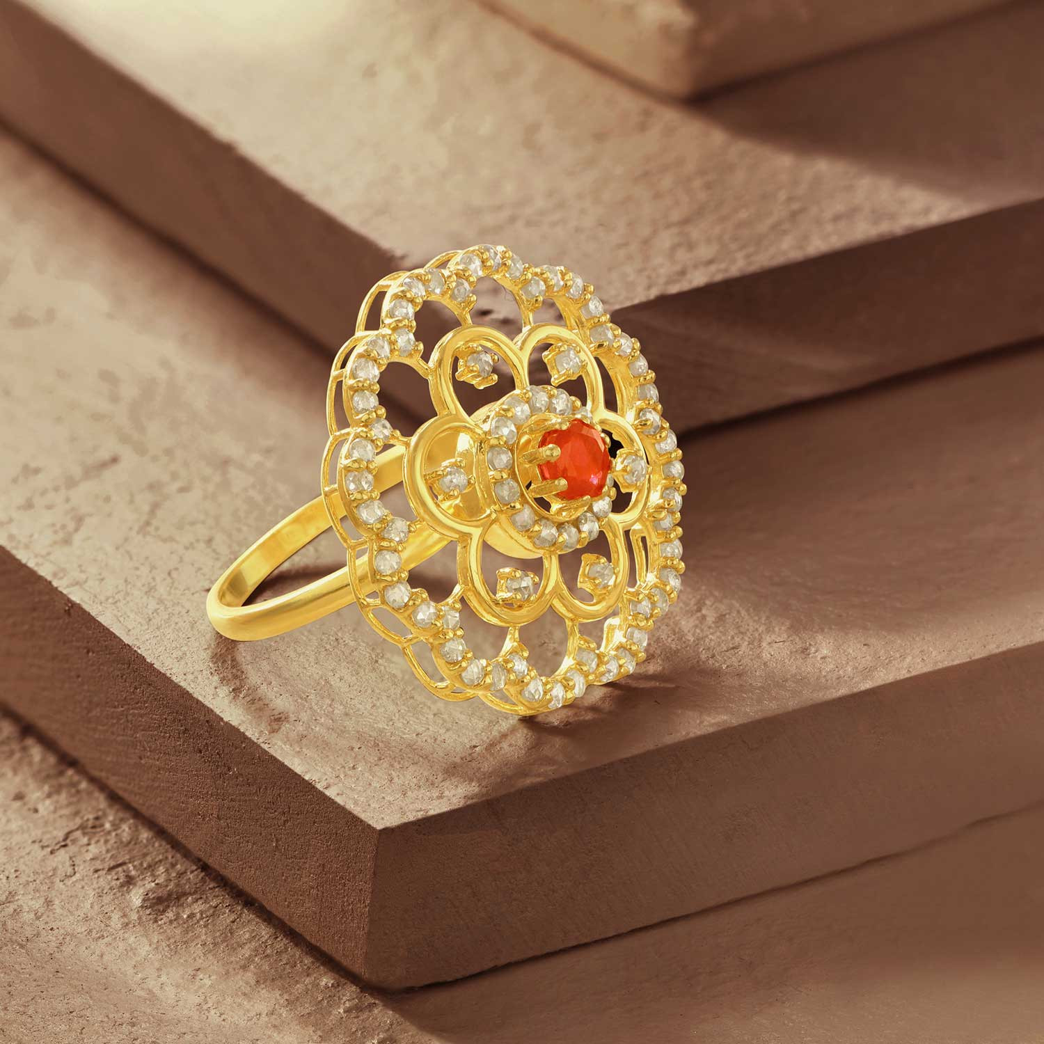 Uncut diamond hotsell ring malabar gold