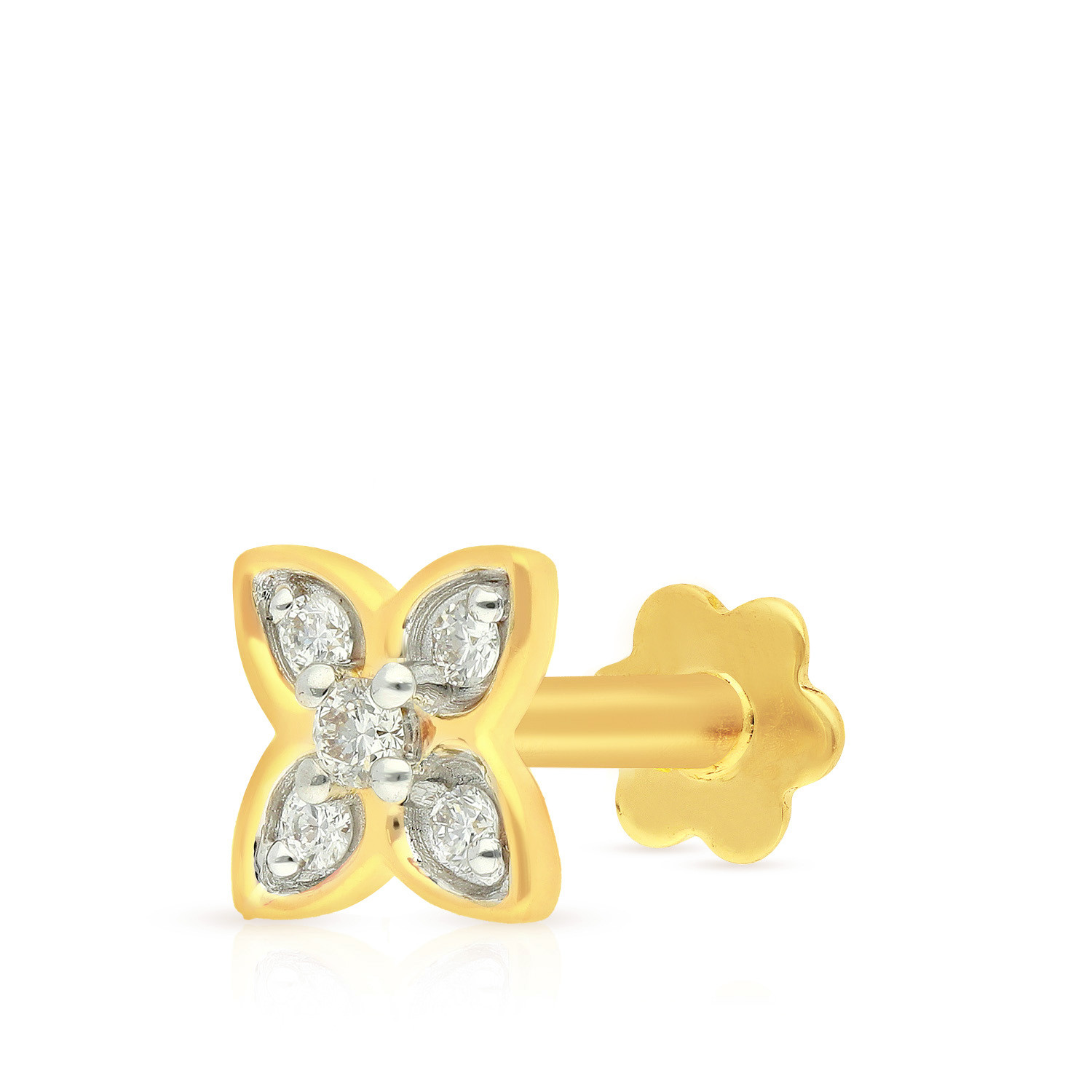 Malabar diamond nose pin price shop