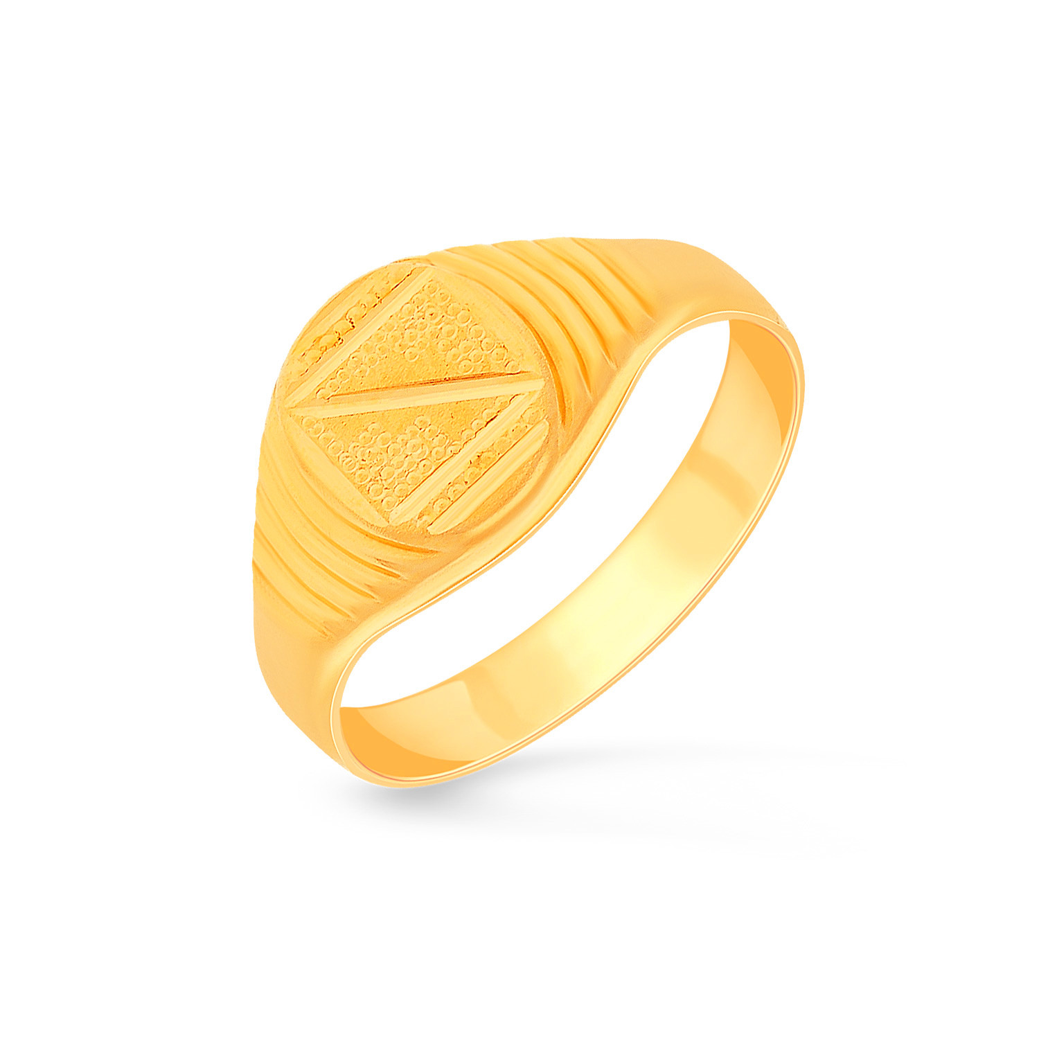 Gram gold polish rajputi style ring