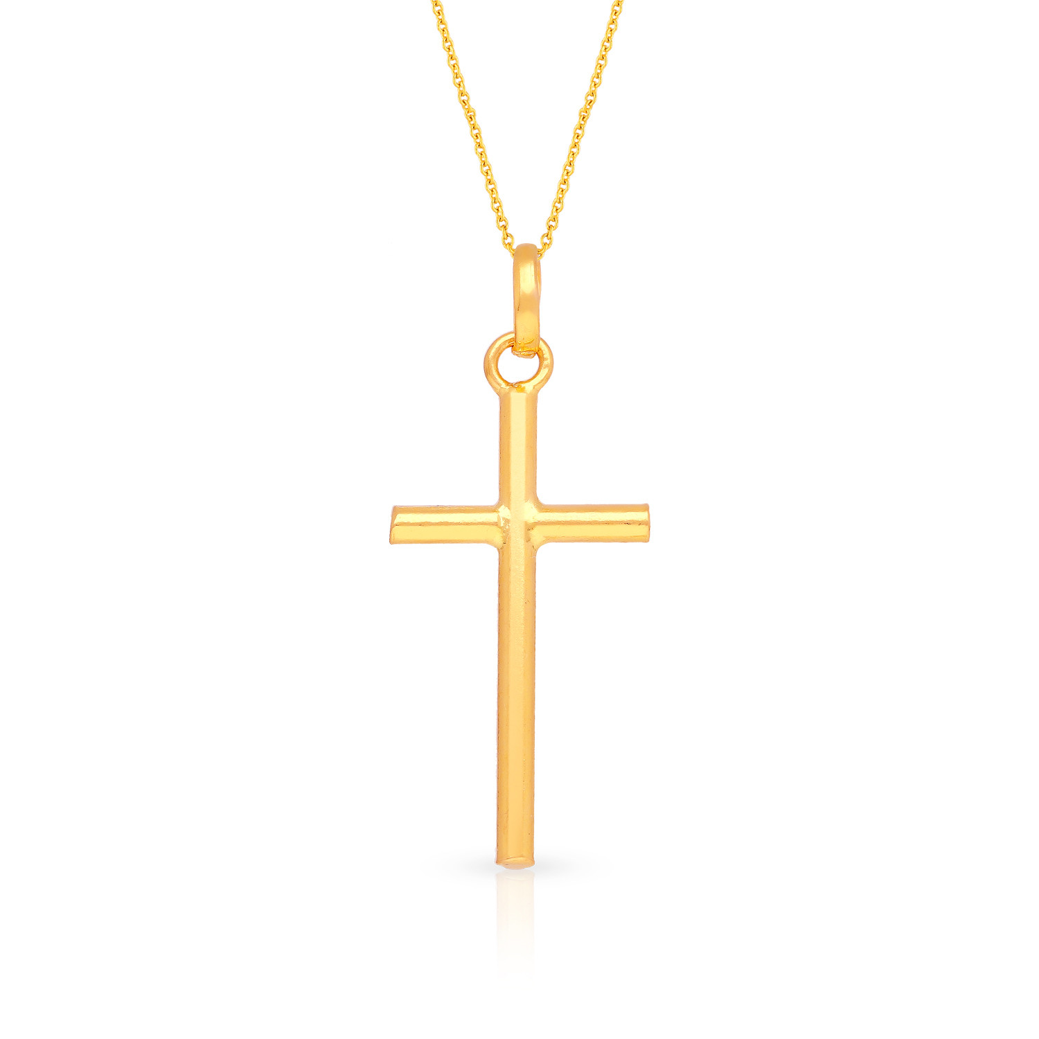 Gold cross pendant on sale malabar gold