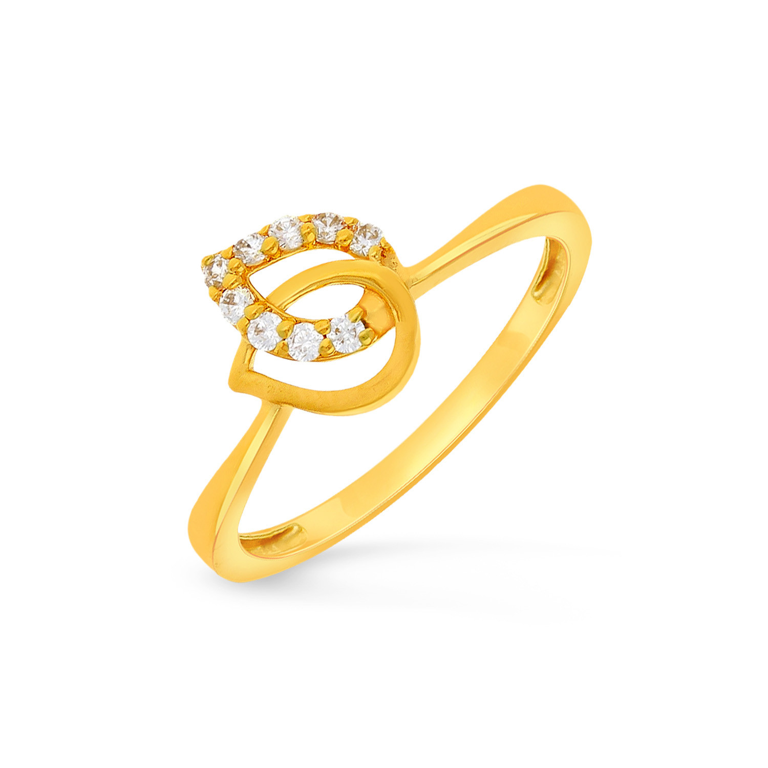 Buy Malabar Gold and Diamonds 18 kt Gold & Diamond Ring Online At Best  Price @ Tata CLiQ