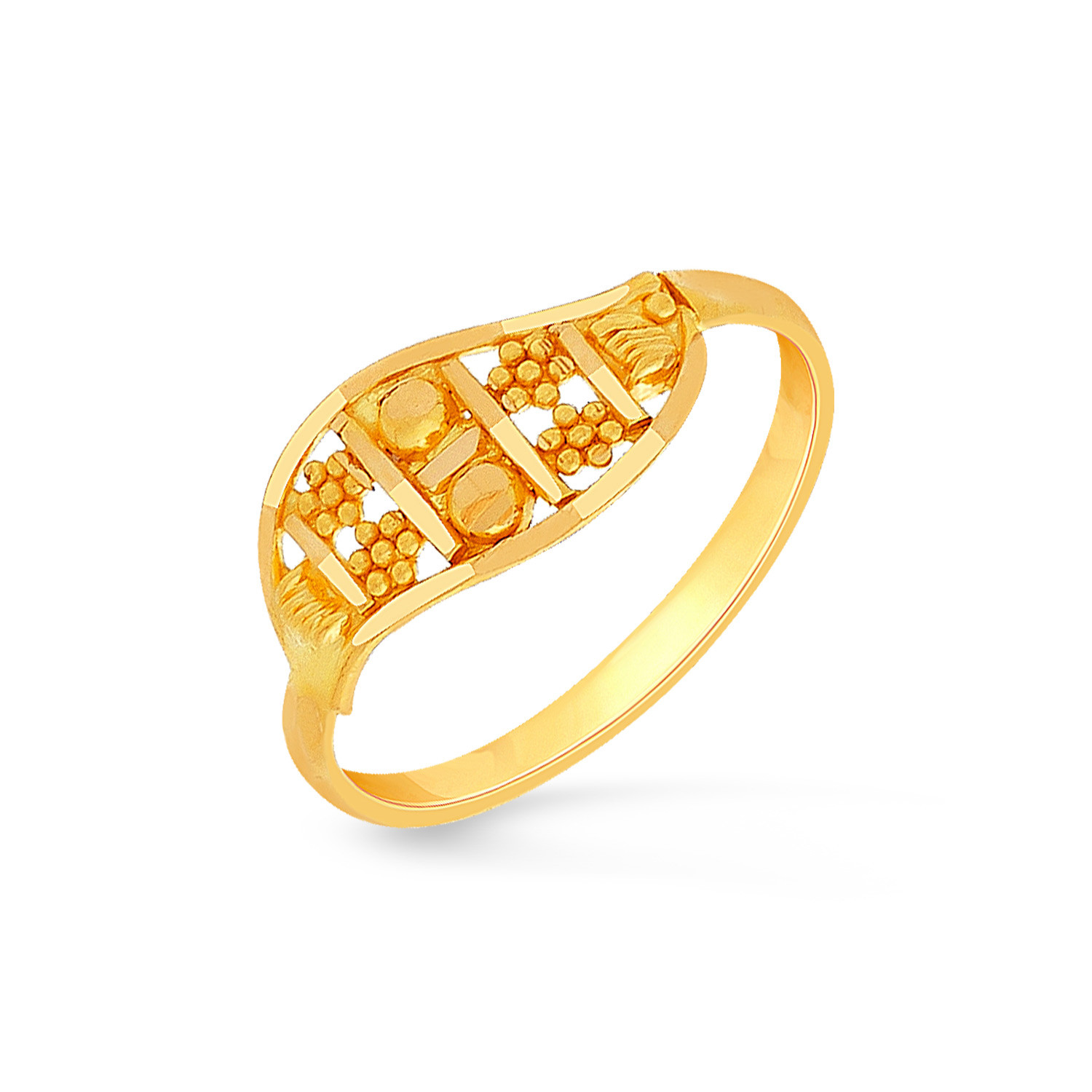 Buy MALABAR GOLD AND DIAMONDS Womens Gold Ring SKYFRDZ056 Size 12.5 |  Shoppers Stop