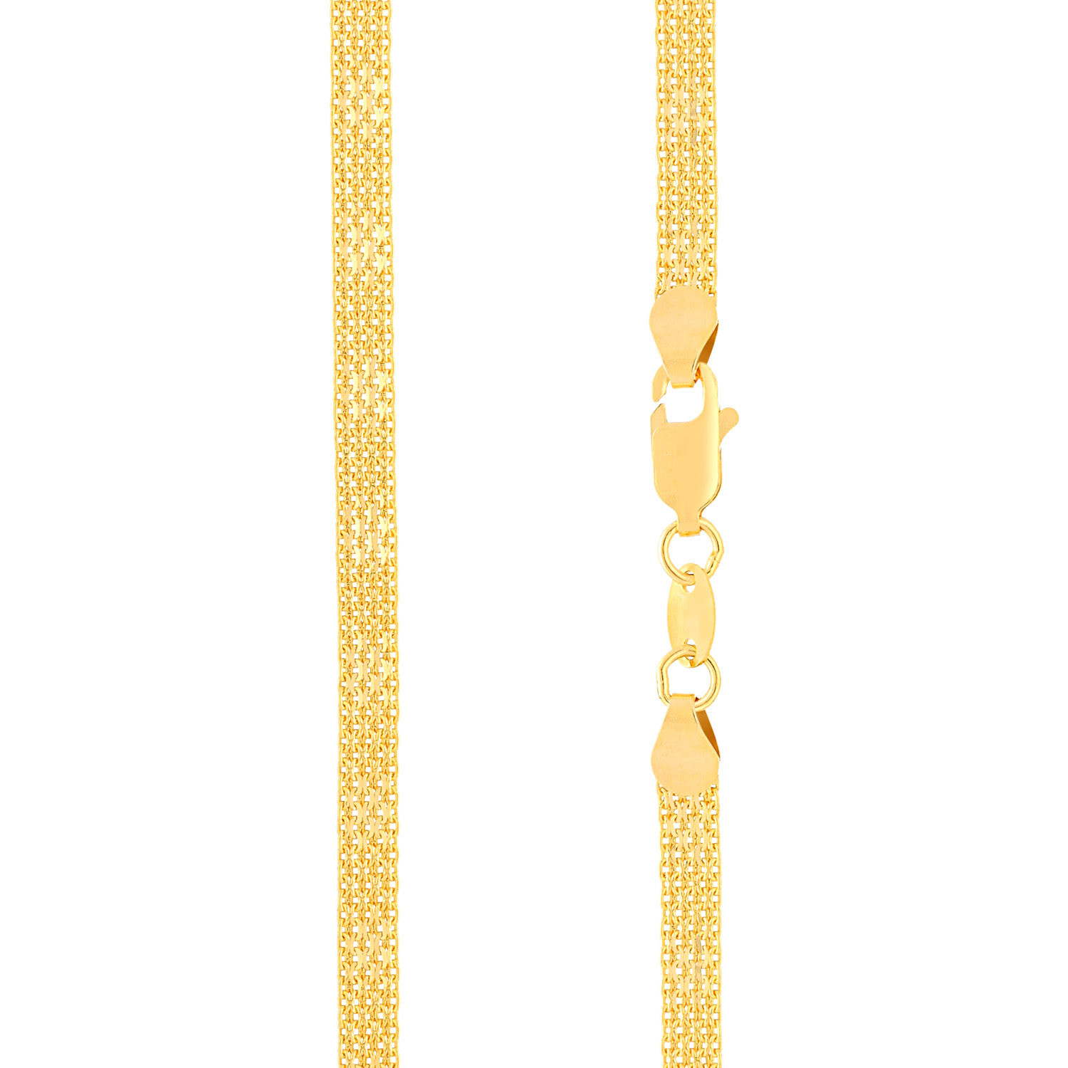 Buy Malabar Gold & Diamonds Bis Hallmark (916) 22K Yellow Gold Chain For  Women at Amazon.in