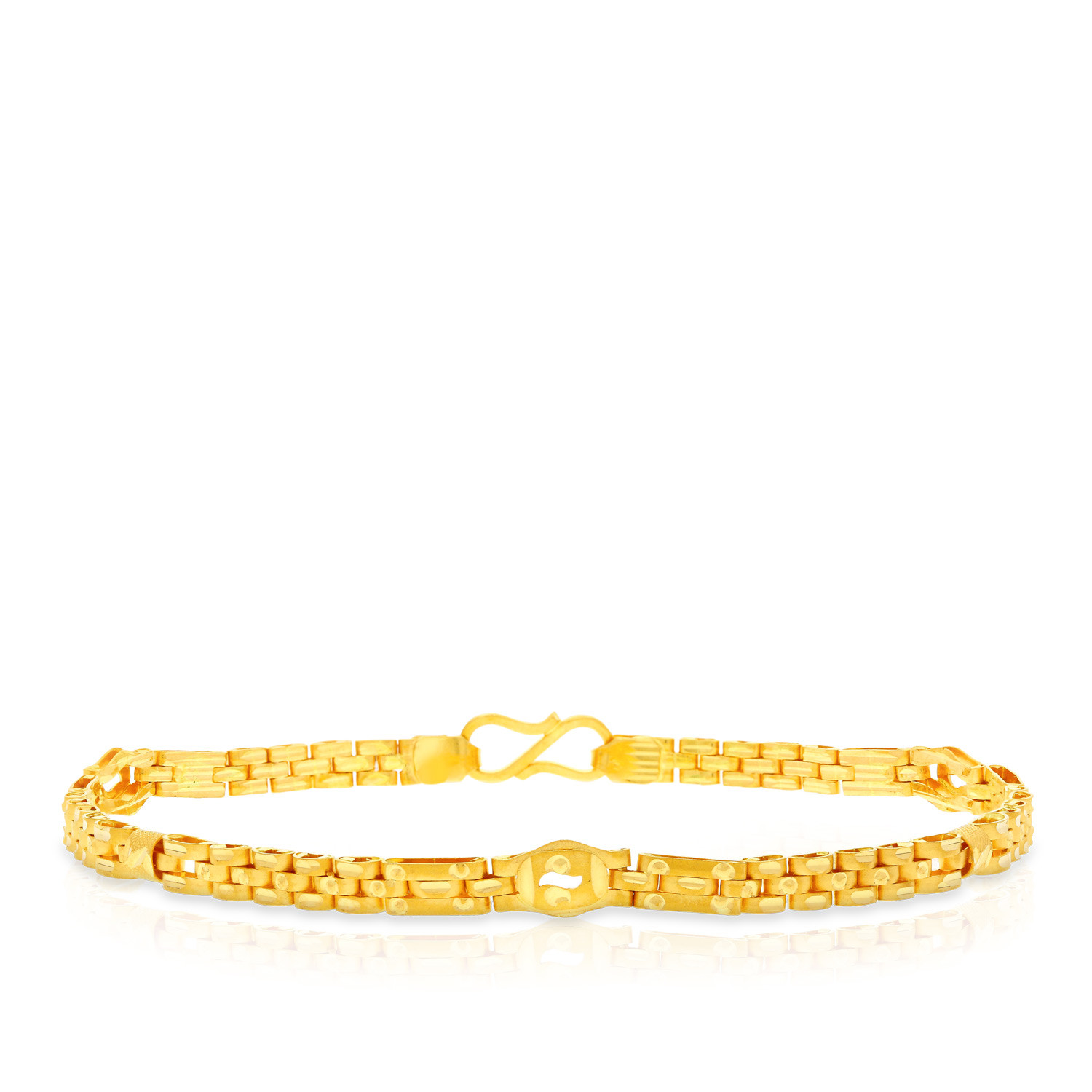 Buy Malabar Gold & Diamonds metal 2-colour-gold Bracelet for Women's ( Gold  ) at Amazon.in