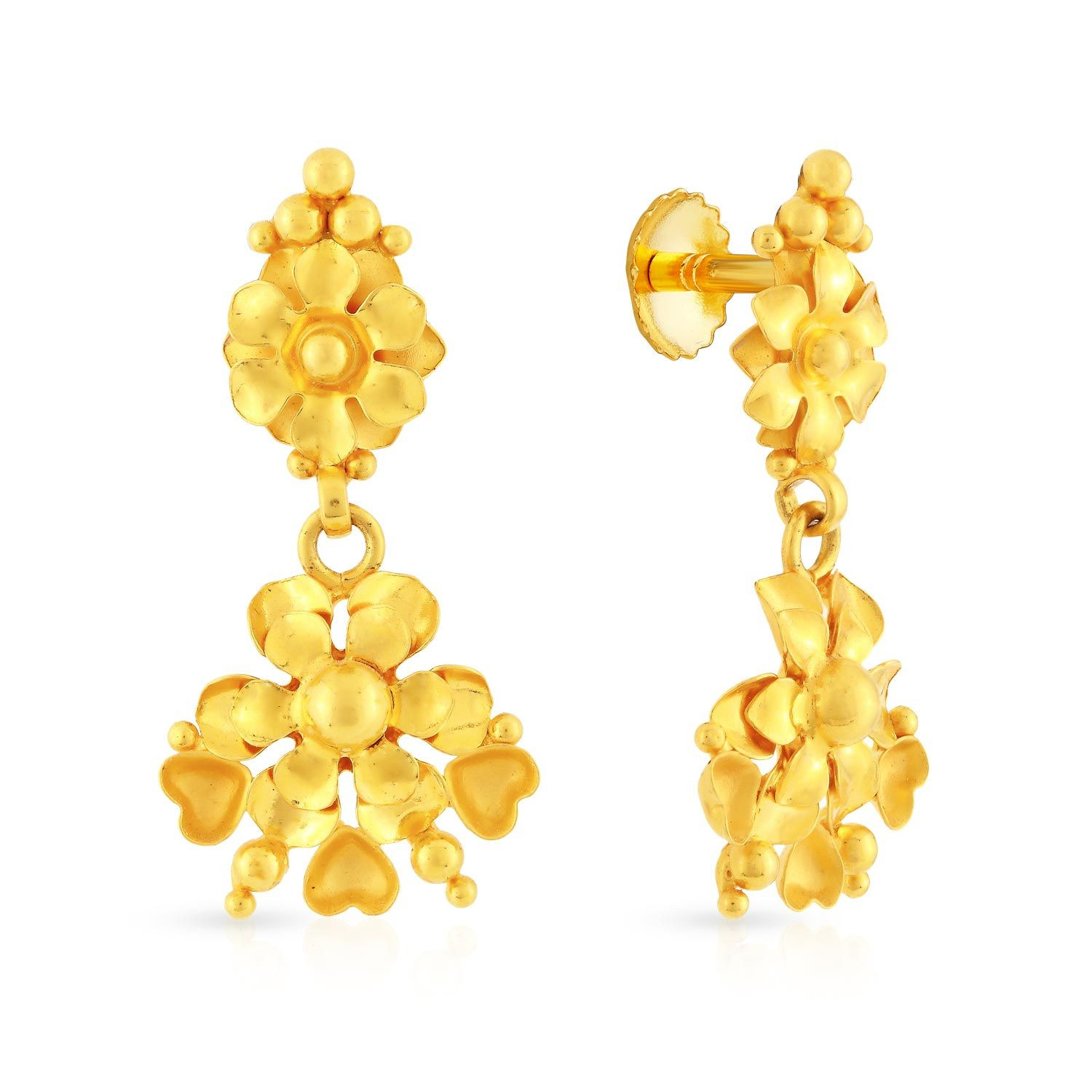 Buy Malabar Gold Earring EG922660_US for Women Online | Malabar Gold ...