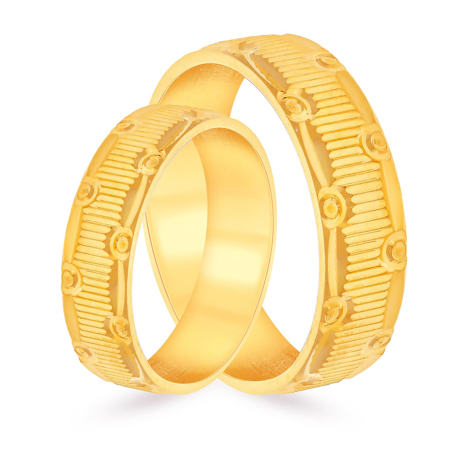 MJ JEWELLERY 375 Gold Couple Ring C323 [Free Delivery] | Subplace:  Subscriptions Make Life Easier