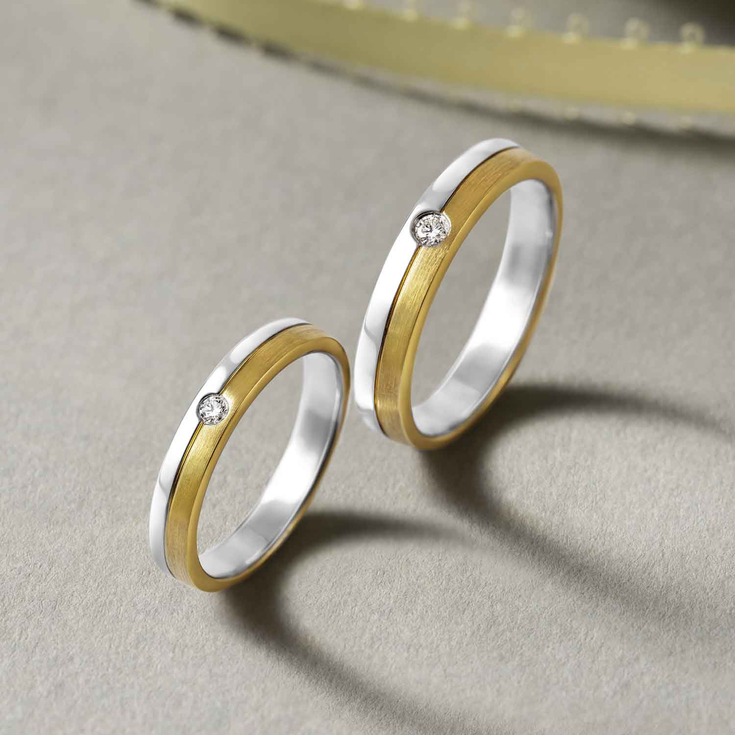 Malabar platinum couple rings shop