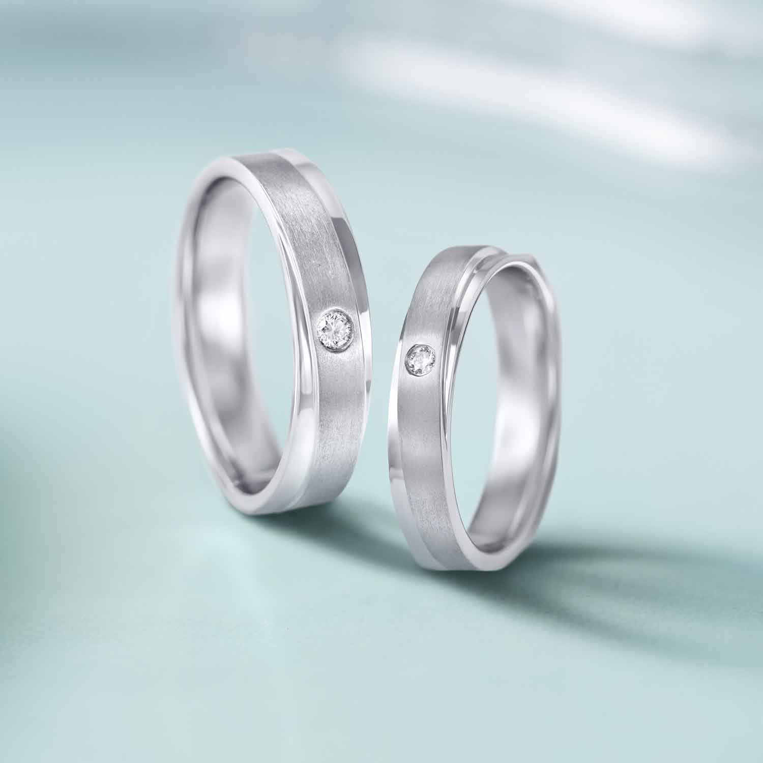 Platinum couple rings in malabar gold outlet