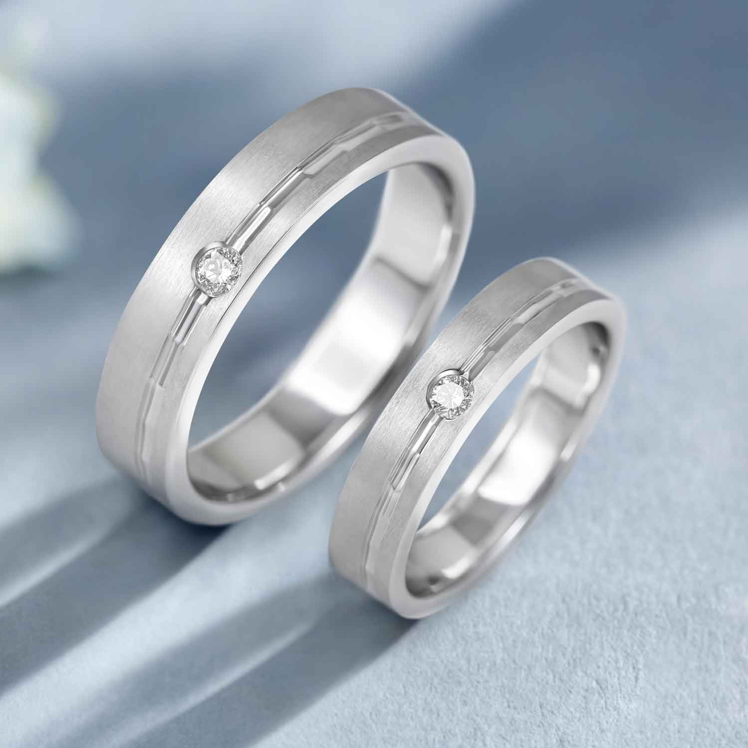 Buy The LoveMark Endearing Couple Ring with Artificial Diamonds lr0004 2024  Online | ZALORA Philippines
