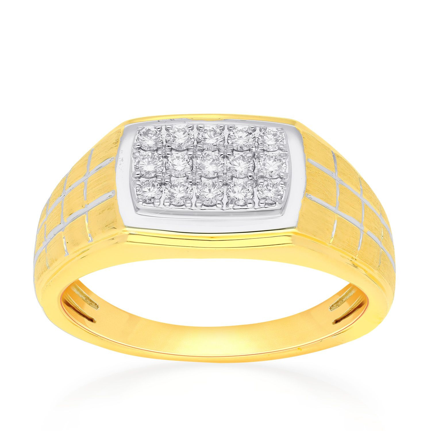 Buy Mine Diamond Ring MPGNMEC032RN1 Men online | Malabar Gold & Diamonds