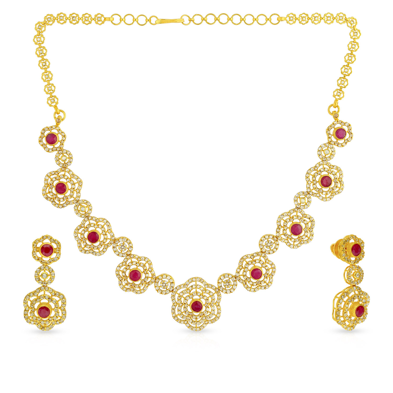 Uncut Diamond Choker Design - South India Jewels