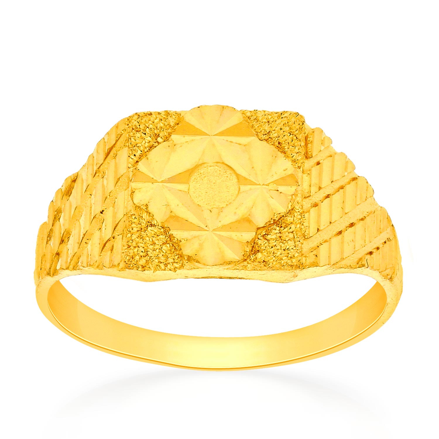 MALABAR GOLD & DIAMONDS Gold Ring RGABJCO0119_Y_15 22kt Yellow Gold ring  Price in India - Buy MALABAR GOLD & DIAMONDS Gold Ring RGABJCO0119_Y_15  22kt Yellow Gold ring online at Flipkart.com